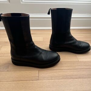 Legres Chelsea High Boot in Leather Black 37